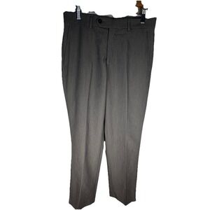 Madison Modern Fit Motion Stretch Men's Gray 30x30 Dress Pants EUC‎